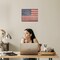 American Flag Wall Decor - Vintage Patriotic Canvas Wall Art for Home, Office, or Outdoor - USA Flag Wall Hanging for Independence Day, 4th of July, Memorial Day AL-11
